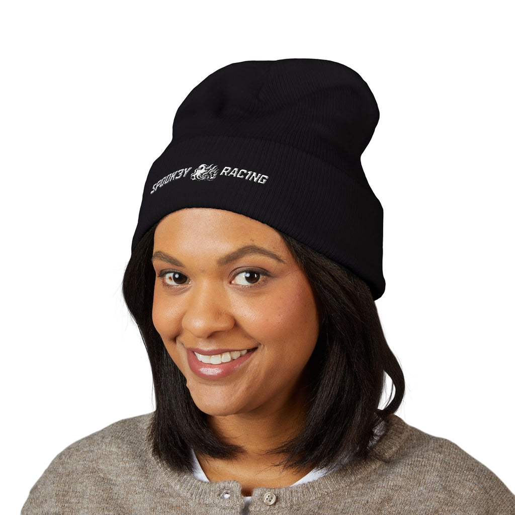 SP00K3Y RACING logo beanie