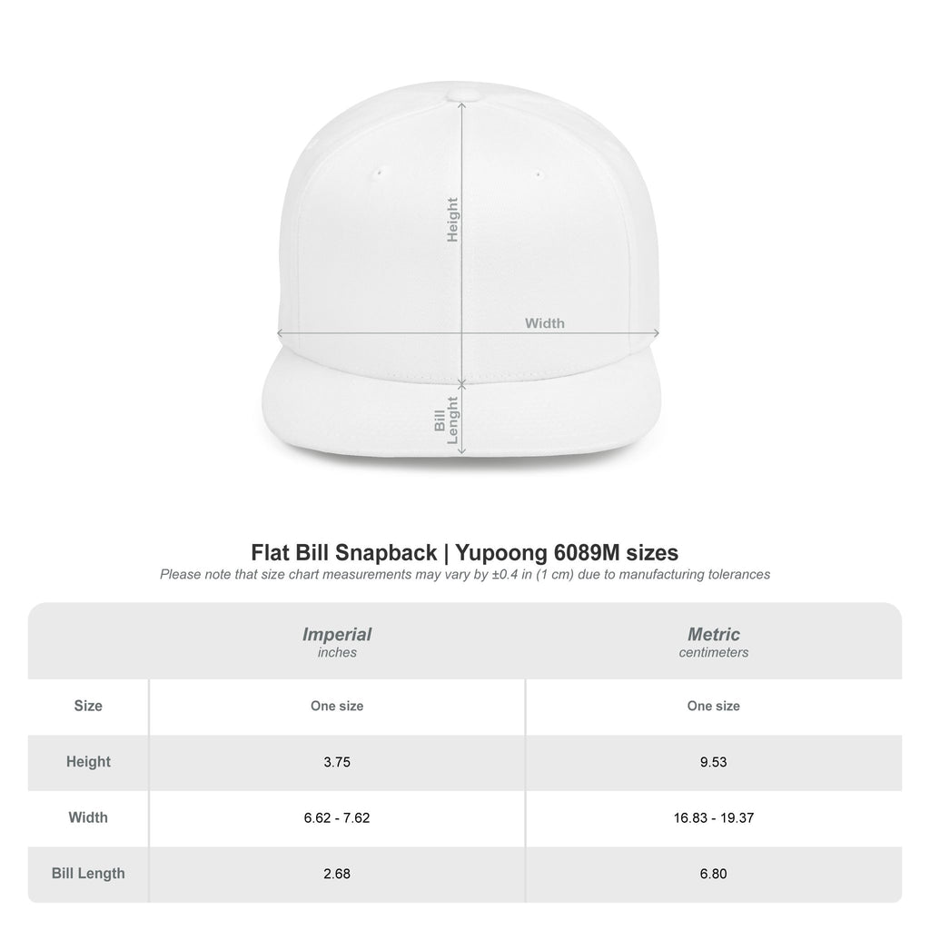 SP00K3Y Logo Flat Bill Snapback Hat