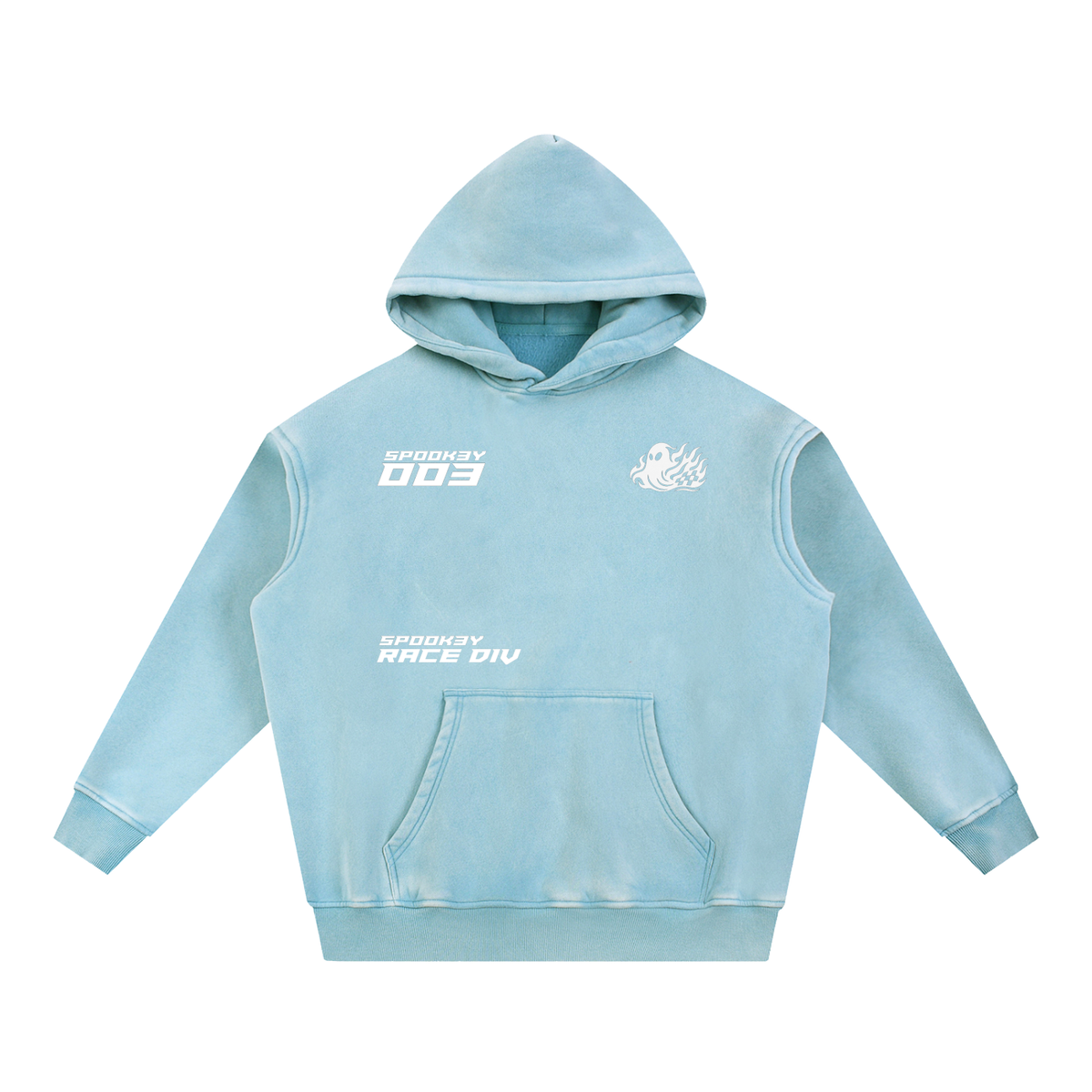 Sp00k3y Race Div Snow Wash Hoodie