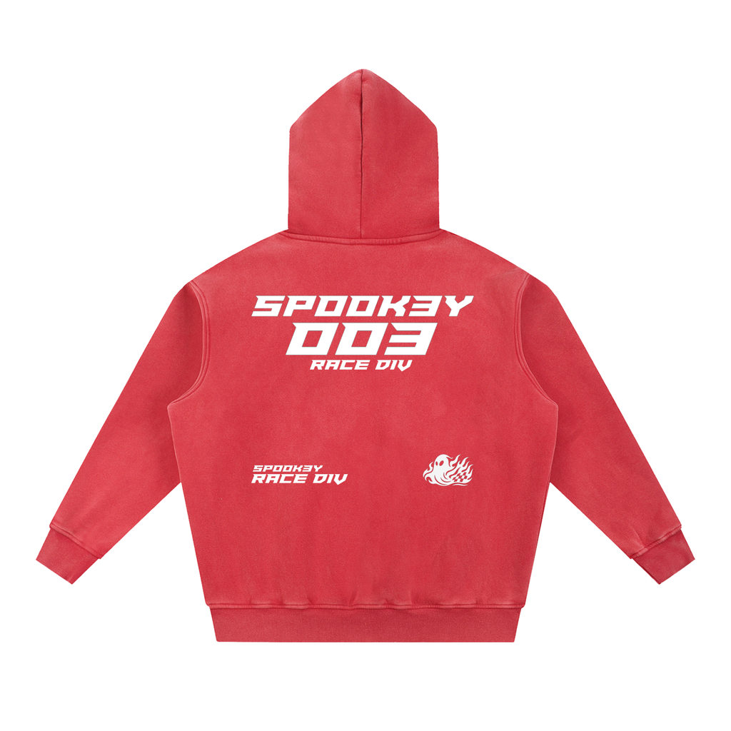 Sp00k3y Race Div Snow Wash Hoodie