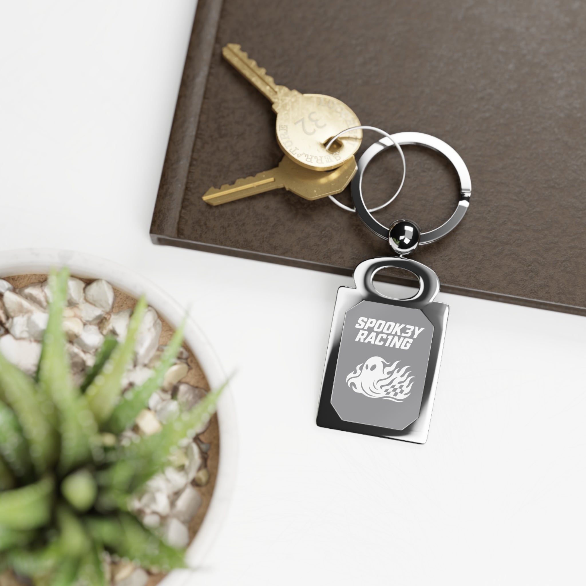 Sp00k3y Racing Keychain