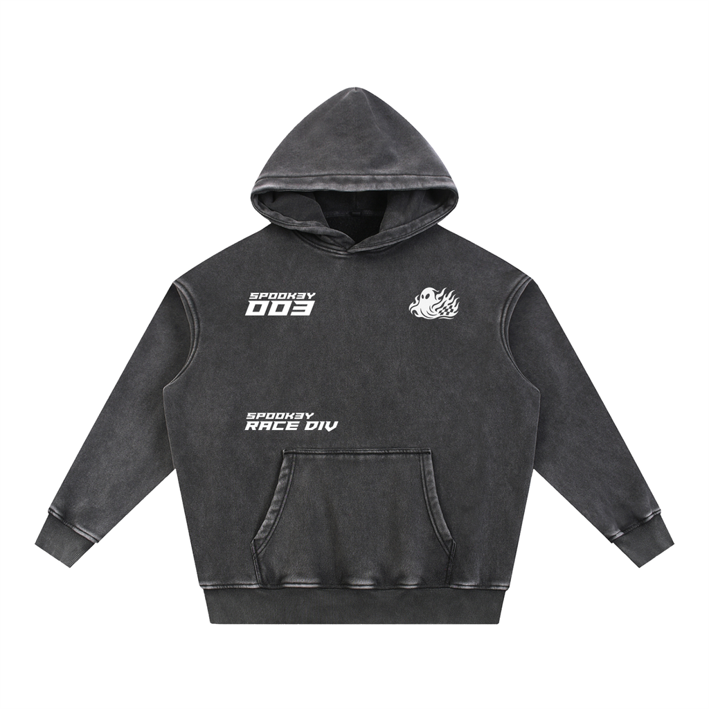 Sp00k3y Race Div Snow Wash Hoodie