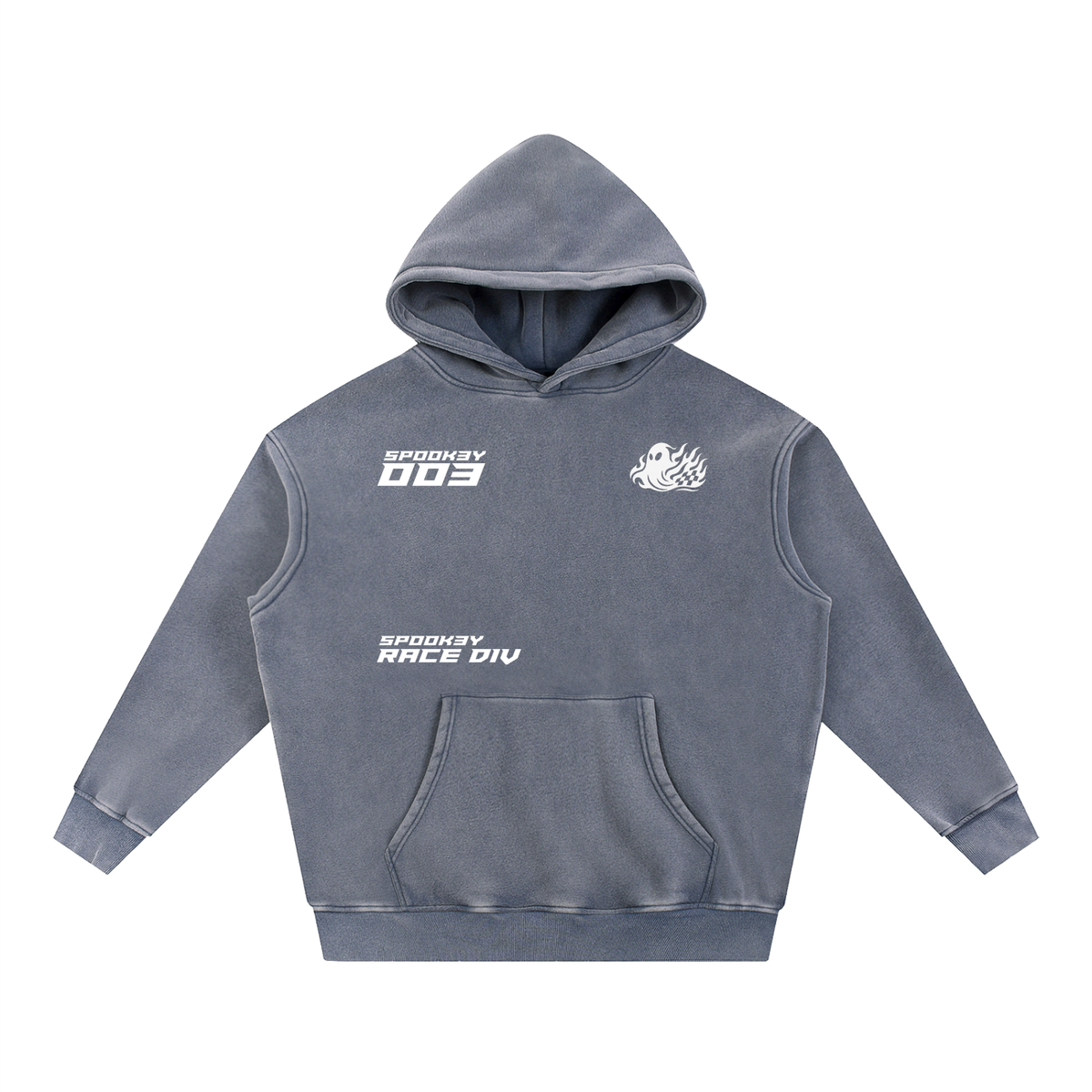 Sp00k3y Race Div Snow Wash Hoodie