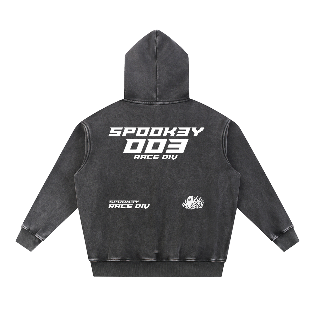 Sp00k3y Race Div Snow Wash Hoodie