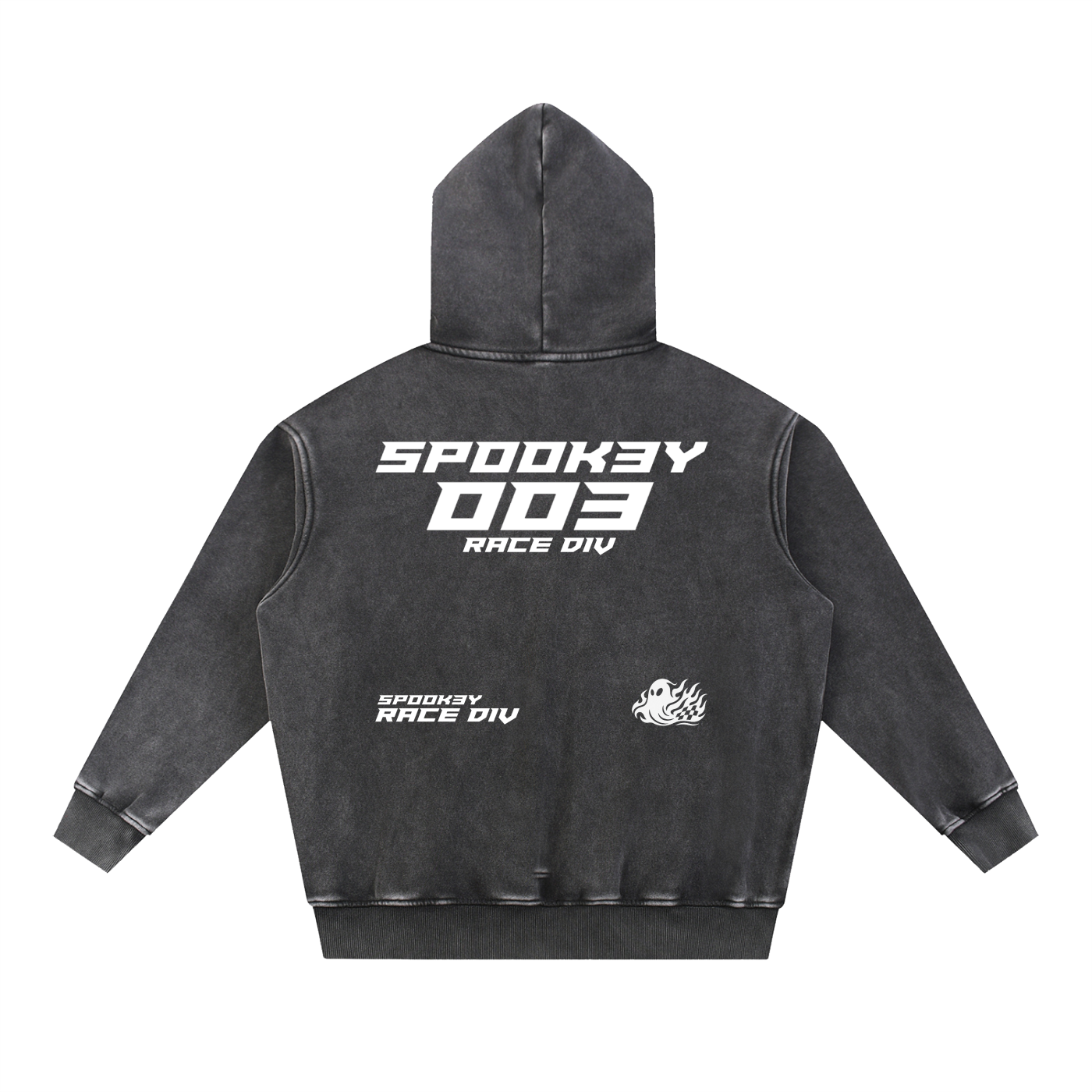 Sp00k3y Race Div Snow Wash Hoodie