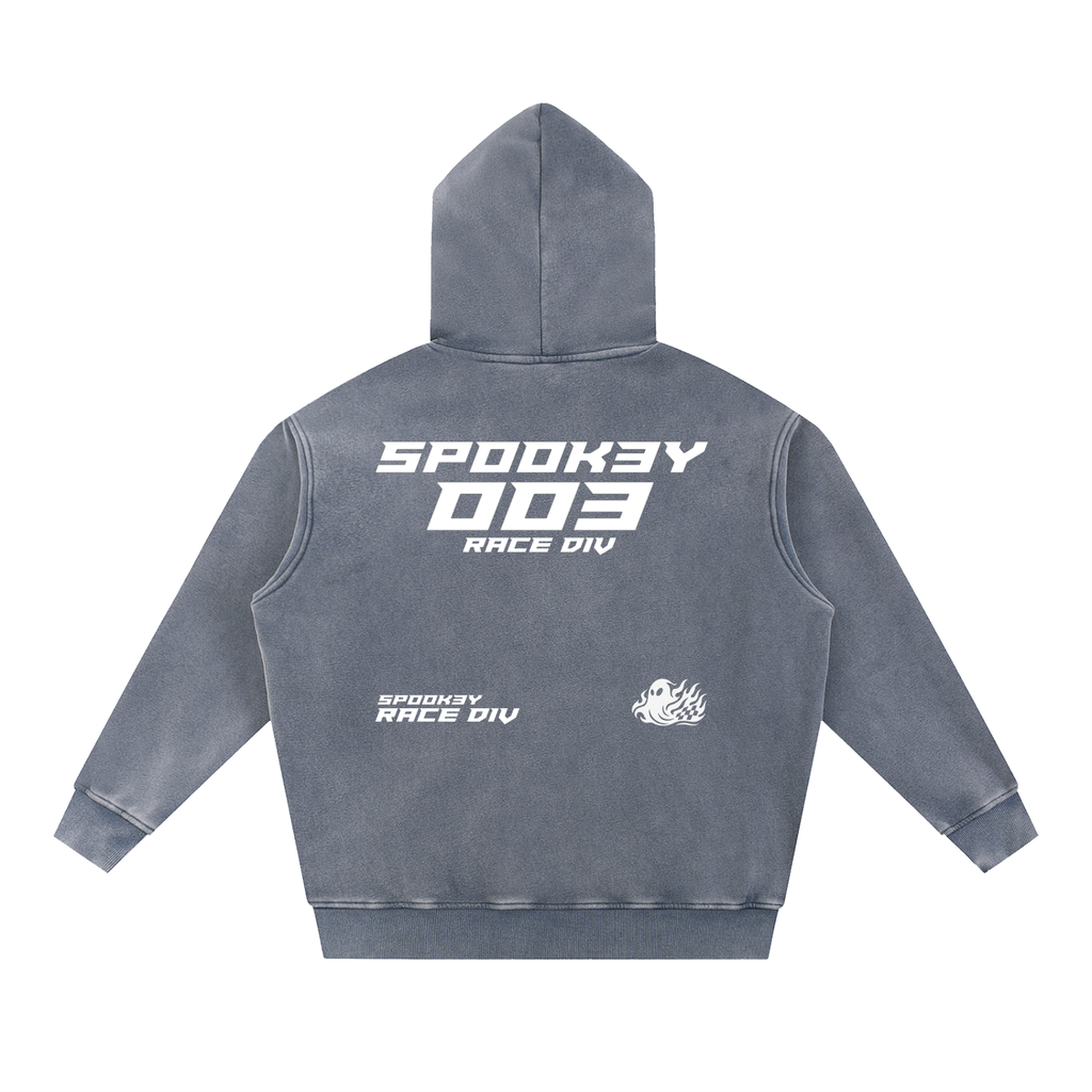 Sp00k3y Race Div Snow Wash Hoodie